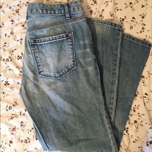 LOFT Cropped Boyfriend Jeans